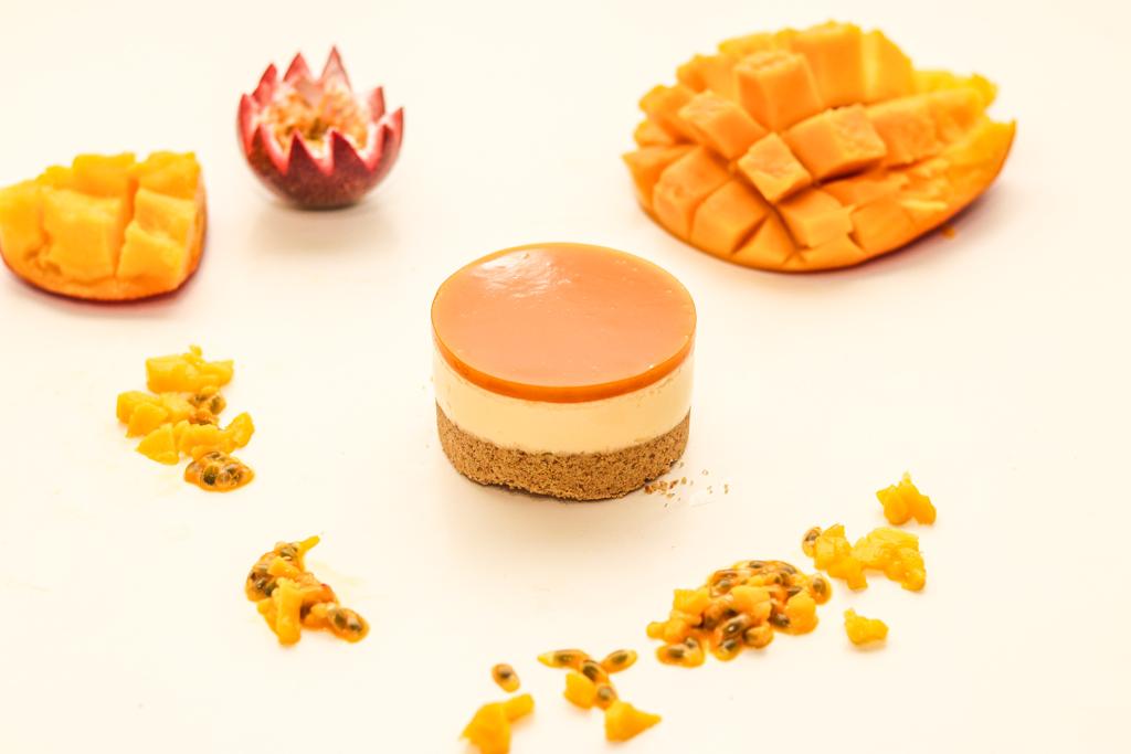 Cheesecake-mangue passion